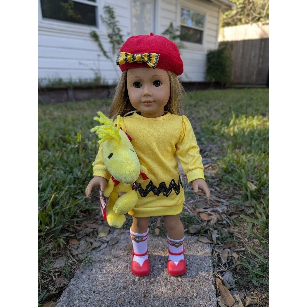 My Life Doll outfit Peanuts Charlie Brown brand new dress socks shoes Snoopy!